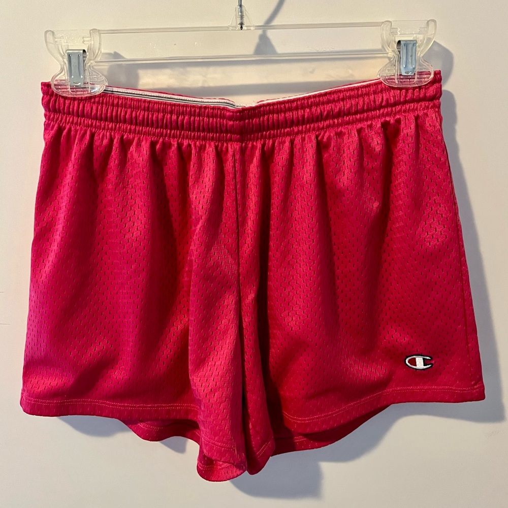 Champion hot pink athletic shorts
